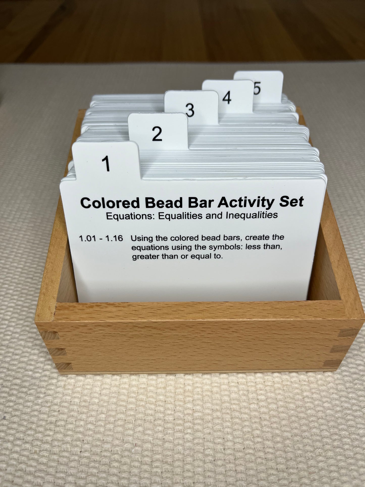 Montessori Bead Bar Bundle and Videos