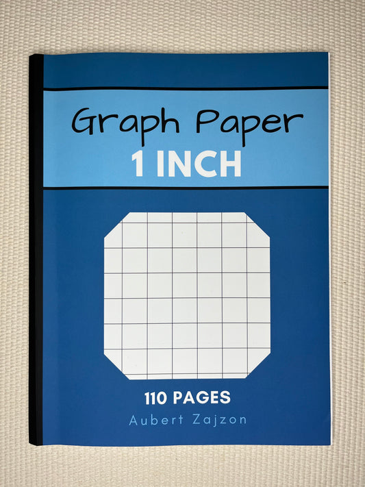 Graph Paper Notebook (1 inch squares)