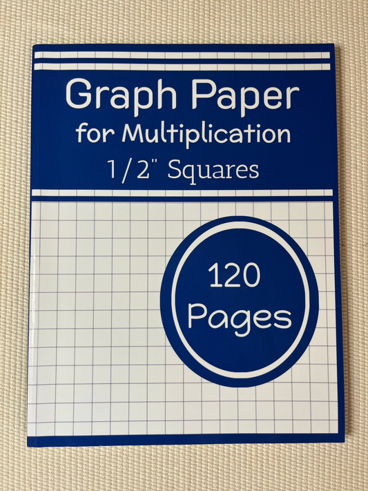 Graph paper notebook (½ inch squares)